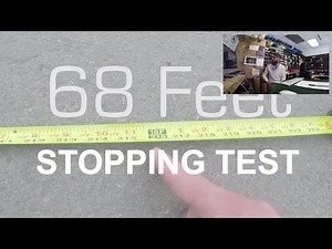 STOPPING AT HIGH SPEEDS ON INLINE SKATES