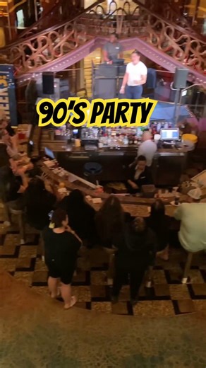 Cruise Director Franco giving a performance at 90’s party on the carnival elation #carnivalelation