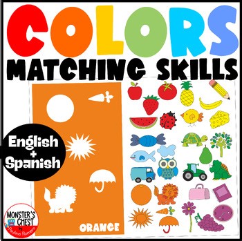 Color Matching File Folders Boom Cards Color Identification Matching Activities