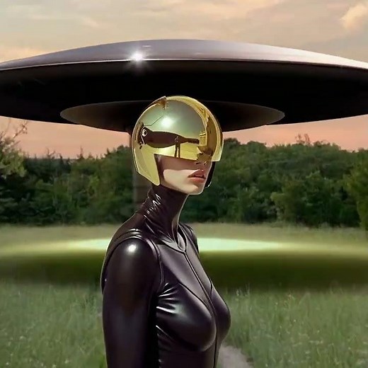 CLOSE ENCOUNTER: Female Alien Emerges from UFO in Grassy Field?! (You Won't Believe This!)