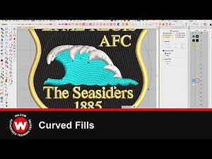 Wilcom Element 6. Curved Fills