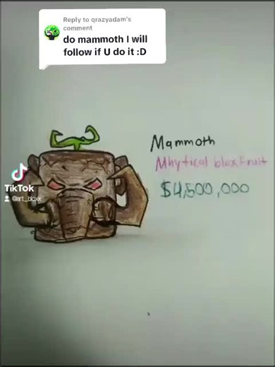 Mammoth Showcase Drawing