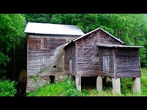 ABANDONED 1800's Grist Mill w/ Water Wheel - Mebane, North Carolina