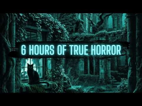 6 HOURS of TRUE Scary Stories in the Rain | Dark Screen | With Music | Raven Reads