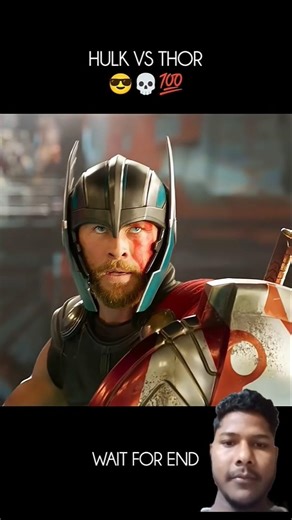 Hulk vs Thor fight #marvel #avengers #chalenge #shorts #reels #viral #hulk #thor