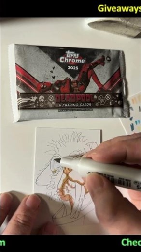 #274 Artist Gary Shipman Draws Dogpool with Alcohol Markers Deadpool & Wolverine #marvel #comic #art