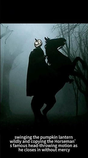 Sleepy Hollow Iconic Scene｜Brom Bones Dresses as Headless Horseman to Scare Cowardly Cop