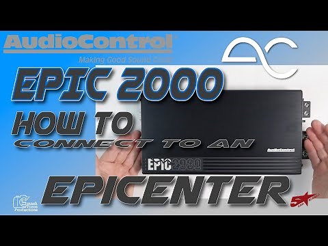 How to connect the Epicenter to the Epic Audiocontrol amplifier