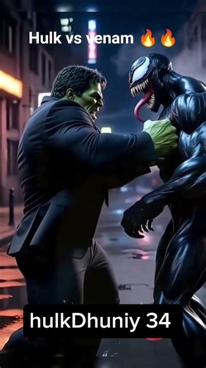 Hulk vs Venom – Ultimate Fight Scene 💥 Who Wins?#HulkVsVenom #Hulk #Venom #Marvel