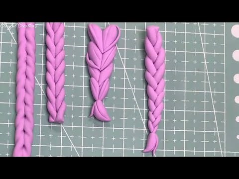 How to Make Realistic Clay Braids | Polymer Clay Hair Tutorial
