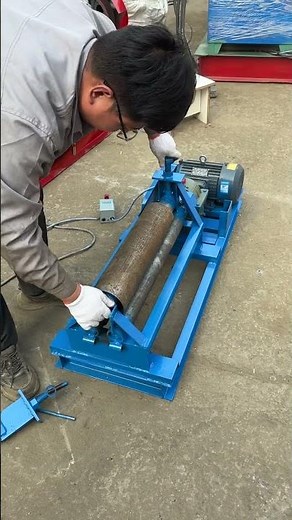 Electric mini roll rolling machine testing, roll rolling and disassembly process#youtubeshorts