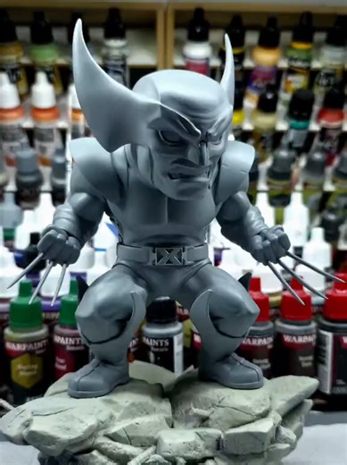 Chibi de wolverine 🔥😍 de l'univers des X-Men Printer:M7Max @Anycubic Official resine :Dgrey @SUNLU STORE Modeler :@ChibiStation #wolverine #xmen #3dprinting #3dprint #sunlu14kresin