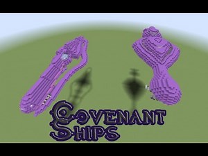 Minecraft- Halo Covenant Cruiser Ship