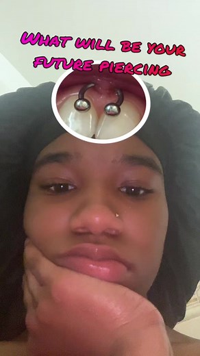 I peirced it myself and I love it so baddd!❤️‍🩹#smileypiercing#futurepeircingfilter#latenight#fun#coolio