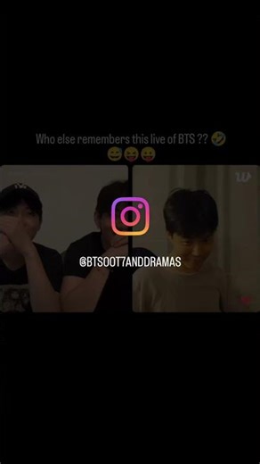 Who else remembers this Live of BTS ??? 🤣😂😝😛 #btslive #bts #btsarmy #jimin #taehyung #namjoon #live