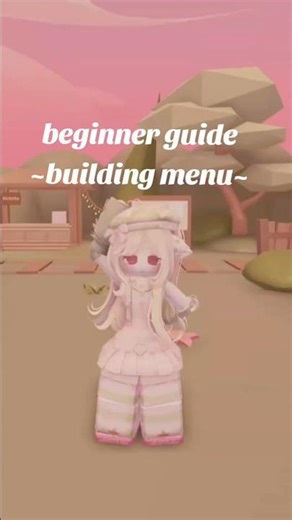 beginner guide building menu adopt me slow video down if its too fast #adoptme #roblox #tutorial