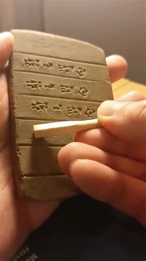 9.8K views · 116 reactions | How ancient Sumerian was written on clay tablets | HistoryBuzz | Facebook