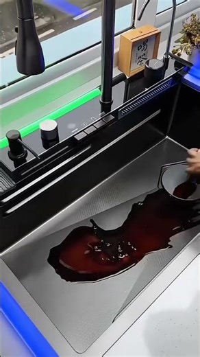 #Stainless Steel Sink #2026 New 5.0MM Thickened Whale Flying Rain Sink SUS304 Stainless Steel...