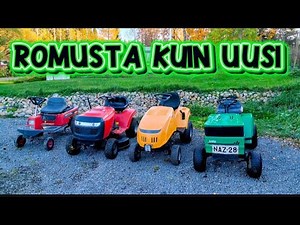 Vanha Stiga pelastettiin romukasasta – nyt toimii ja kiiltää kuin uusi! 🚜🔥