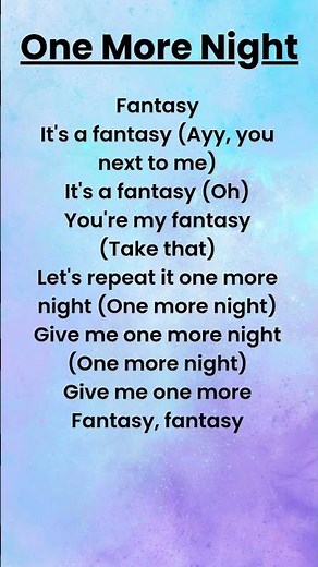 One More Night – BTS | Arirang Album Lyrics