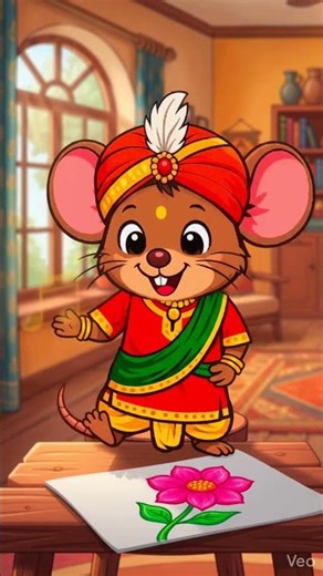 Happy Mouse Teaches Drawing to Kids 😊🐭 | Cartoon Learning Video