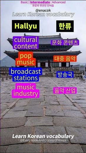 Intermediate Korean Vocabulary | Learn Korean Words | Study Hangul | Korean Vocab | Korean Lesson