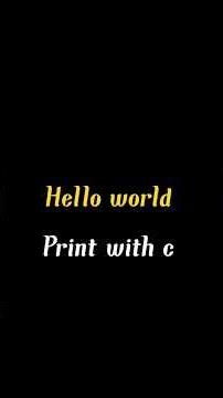 Hello world print.. #code #coding #hello #helloworld #learning #program #helloprint