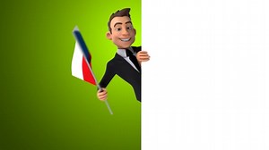 Business, Man, Cartoon. Free Stock Video