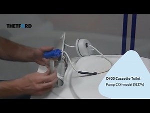 C400 | Pump C/X-model (16374) replacement | Cassette toilet | THETFORD repair instructions