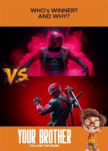 DEADPOOL VS RED HOOD #marvel #dccomics #marvelcomics #dc