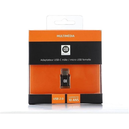 D2 Diffusion Adaptateur compatible Micro USB vers USB Type C (Micro USB)
