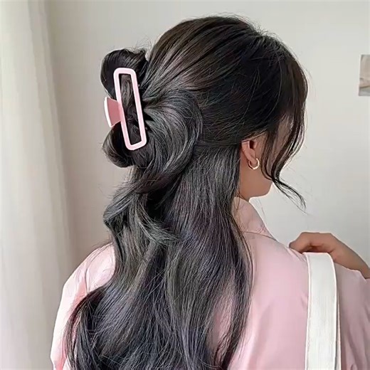 YOKI CSRH641 1Pcs 13cm Jelly color Square Clamp Oversized Grab Clip Multi-hair Clip Plate Hair Square Headwear | Lazada PH