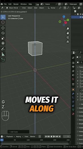 Learn Blender in 1 Minute: 1 – Blender Interface Basics