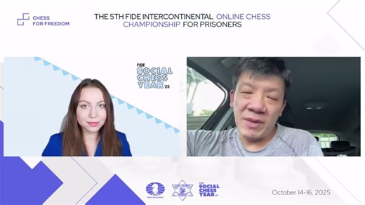 ♟️ What began as a modest chess programme in a Chicago jail has grown into a worldwide movement. Grandmaster Goh Wei Ming 🇸🇬 – who visits prisons once a week to play chess – pointed out that chess and this project teach prisoners important concepts like accountability, long-term planning, discipline, and many other skills that will help them after their sentences. FIDE Social Commission #FIDEsocialchess #EveryMoveMatters #SCY2025 #ChessForFreedom | FIDE - International Chess Federation