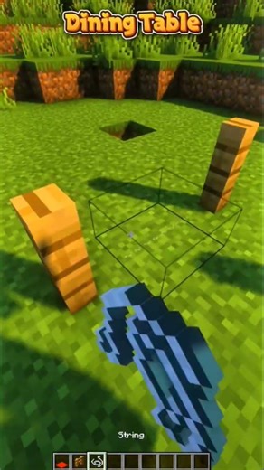 How To Make Dining Table in Minecraft | Minecraft BuildHacks #minecraft #trend #buildhacks