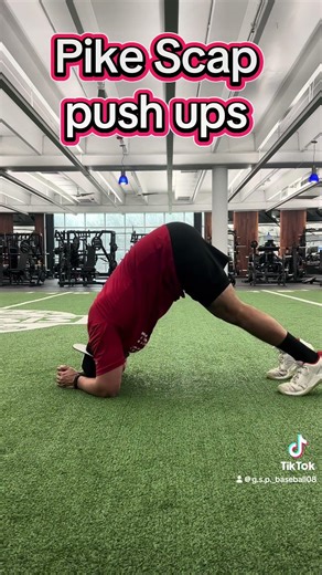 Pike scap push ups