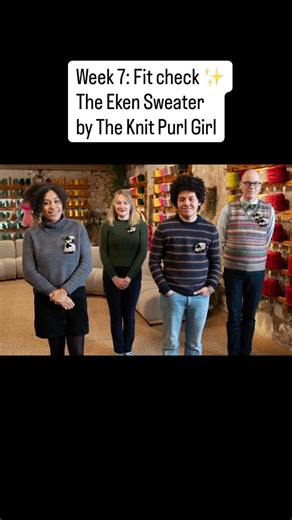 Lydia at Weku Yarn on Instagram: "Week 7: Fit Check ✨ Week 7 I wore one of my absolute favourite sweaters - the Eken Sweater by the lovely Sophie of @the_knit_purl_girl . The sweater construction is really engaging, a Turtle neck with contiguous sleeves shaping. Knit in a DK weight yarn it works up surprisingly quickly. Yarn is a BFL base dyed by myself for this project. I then overdyed the whole jumper to get a darker grey base 😅 Also enjoyed twinning with @lucy_knits_ again 💕 Pattern: Eken S