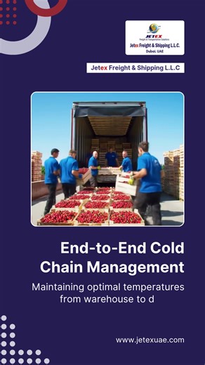 ❄ Keep Your Cargo Fresh with Jetex Reefer Services ❄ Transporting perishable goods requires precision, reliability, and temperature control. Jetex Reefer Services ensures your cargo—whether fresh produce, frozen food, or pharmaceuticals—remains in optimal conditions from origin to destination. Partner with Jetex for cold chain solutions that safeguard your business and your customers’ trust. 📞 ‪‪ 971 55 2224399‬‬ | ‪‪ 971 56 2233604‬‬ | ‪‪ 971 58 5006655‬‬ 📧 my@jetexuae.com | yashpal@jetexuae.