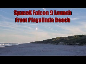 SpaceX Starlink Launch From Playalinda Beach Florida!