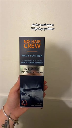 No hair crew. Made for men #nohaircrew #madeformen #4minute #hairremoval #cremadepiladora