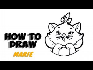 How to Draw Marie The Cat
