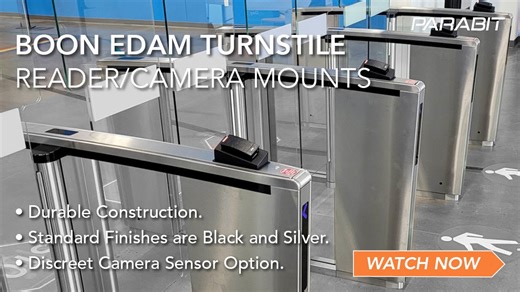 Boon Edam Turnstile Mounts | Parabit