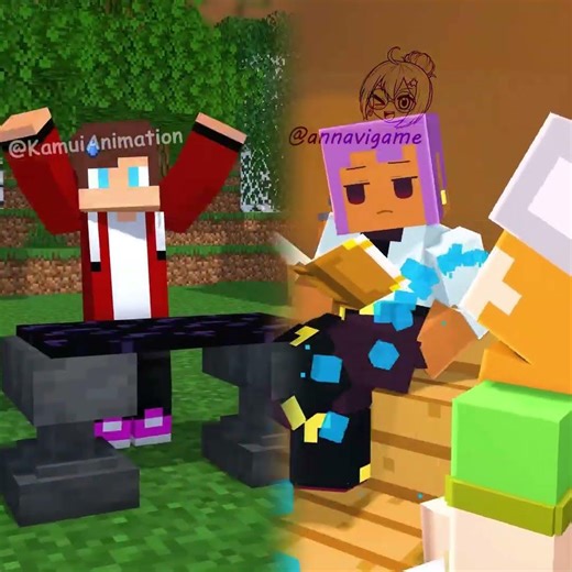 HELP JJ Break Bedrock - MAIZEN Minecraft Animation #shorts