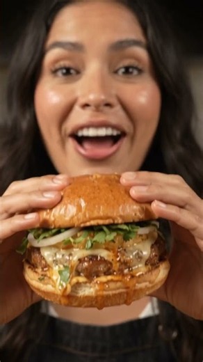 Recipe eating pork burger
