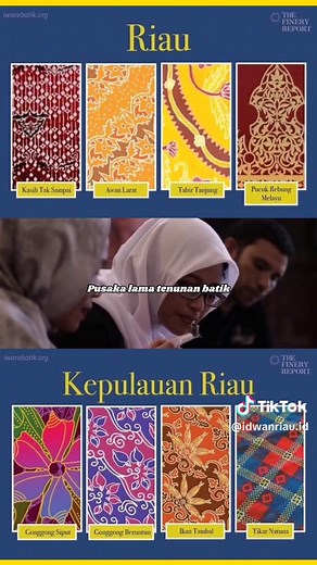 Motif Batik Riau & Melayu: Mengenal Batik Gonggong & Lagu Batik Riau
