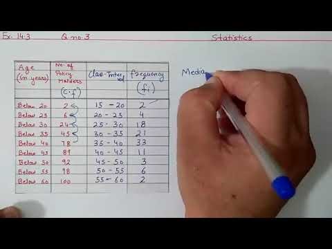Class 10 maths ex 14.3 question 3 mathematics 2026