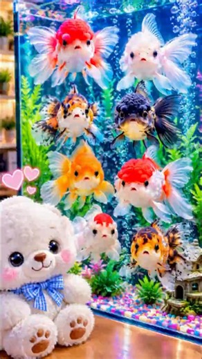 🐟🔥 6 Colorful Goldfish That Look Absolutely Amazing! #babyshark #aquarium #fishkeepinghobby