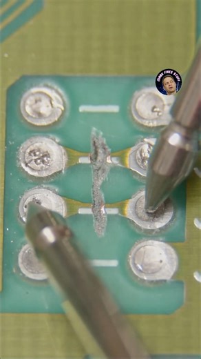 This Tiny Cut Changes Everything… PCB Trace Trick ⚡ #shorts