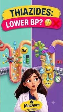 How Do Thiazide Diuretics Lower Blood Pressure? 🤔 | Pharmacology