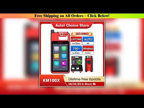 Autel MaxiIM KM100 KM100X Key Programming Tool Lifetime Free IMMO Immobilizer Key FOB Programmer